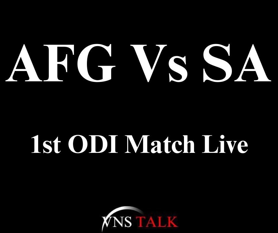 AFG Vs SA Today ODI Match