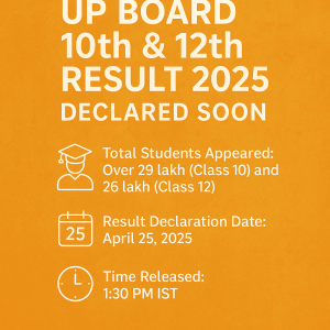 UP Board 10th & 12th Result 2025 Declared Soon