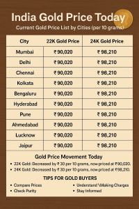 India gold price today