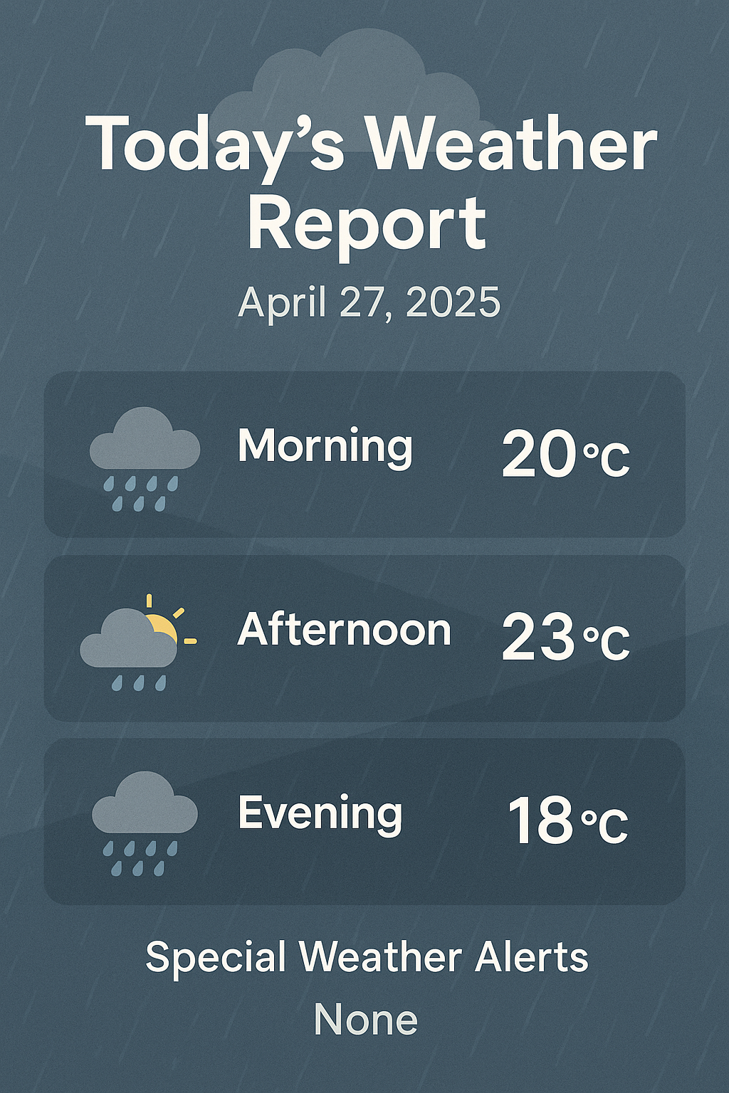 Today Weather Report