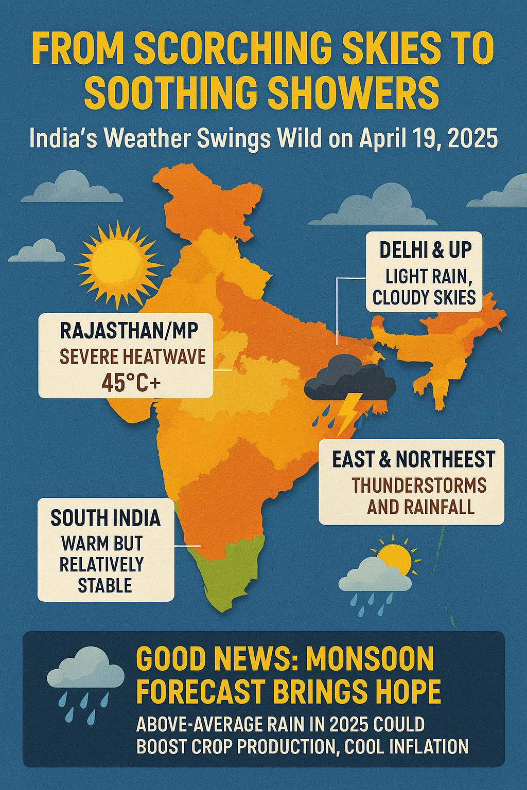 India’s Weather Diaries 19 April 2025