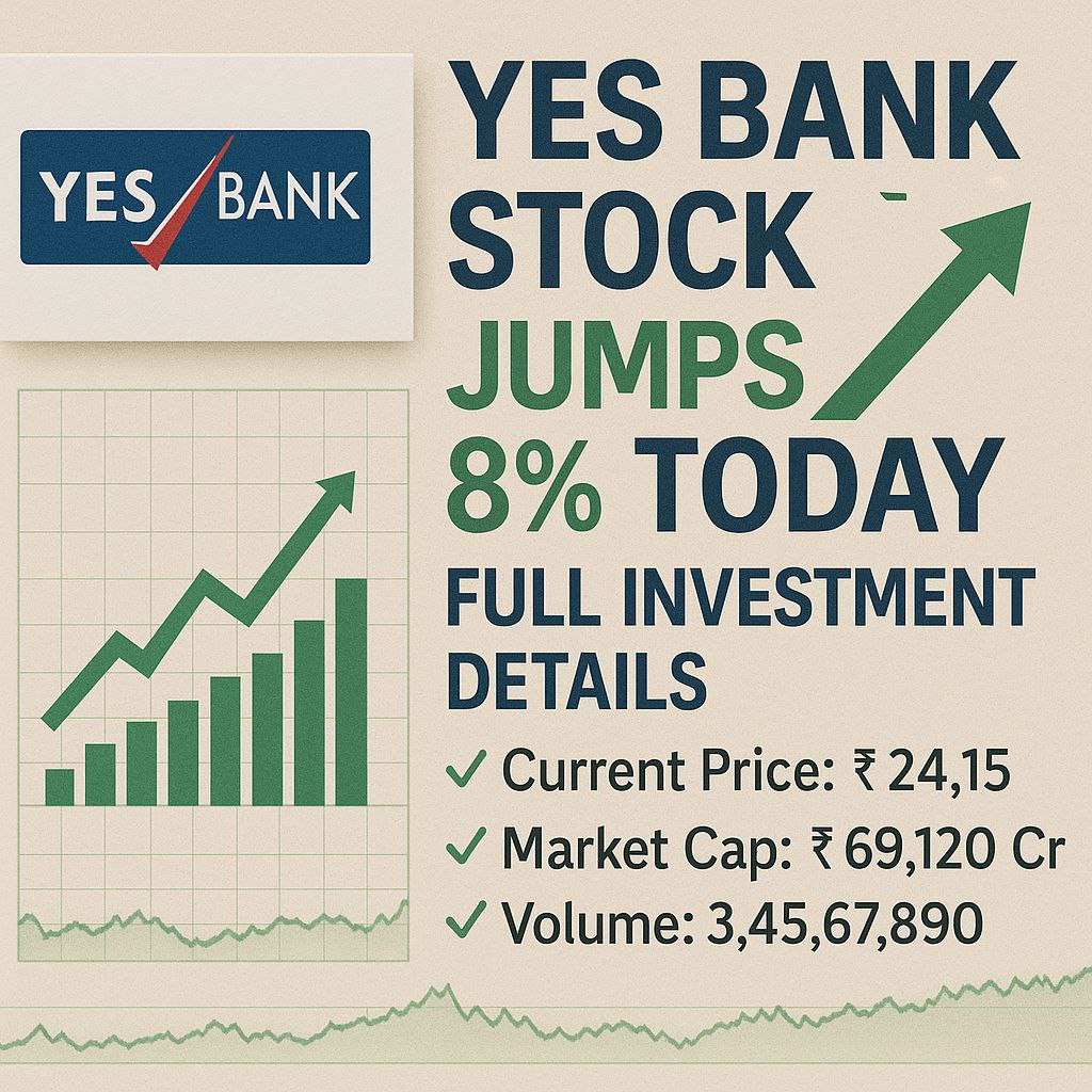Yes Bank Stock Jumps 8% Today: Buy or Wait? Full Investment Guide Inside