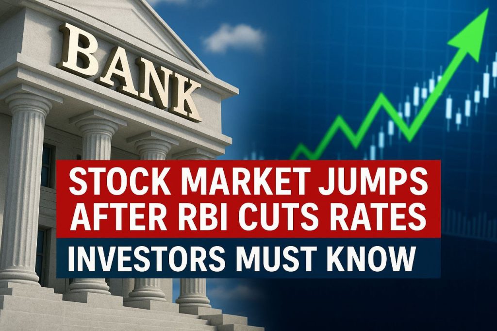 Stock Market Jumps After RBI Cuts Rates – What Investors Should Know